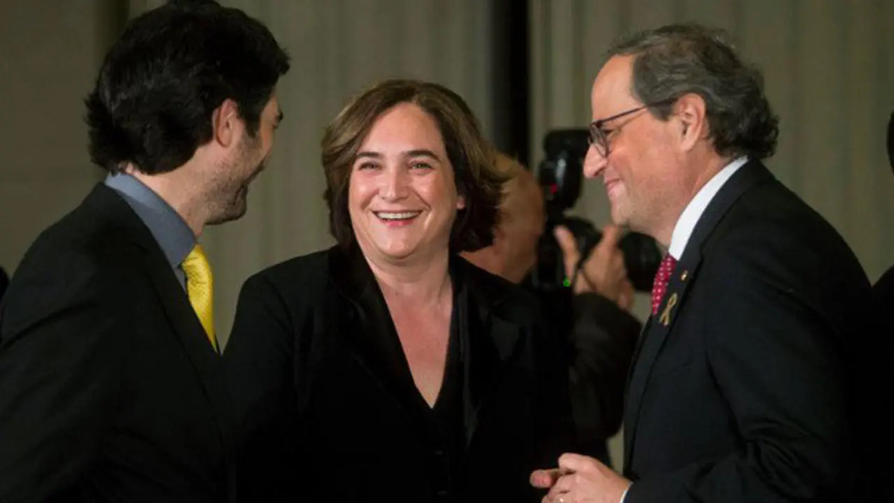 Colau y Torra. QUIQUE GARCÍA