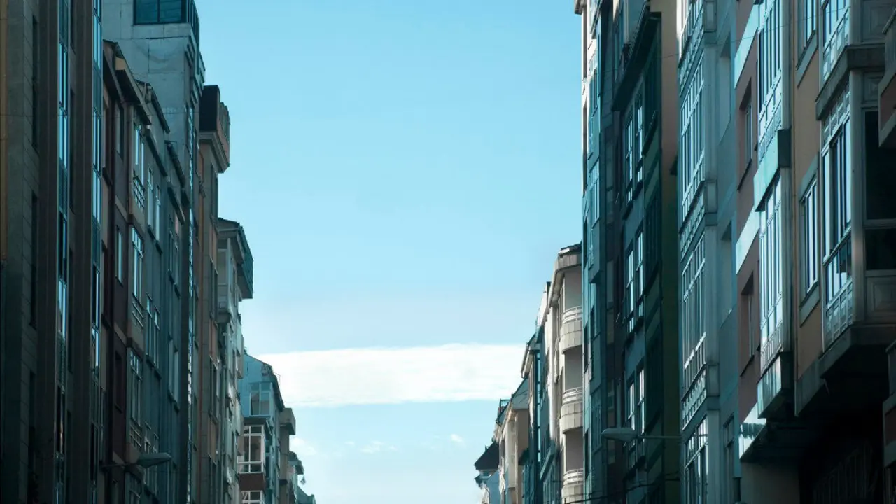 Edificios de una calle. AEP