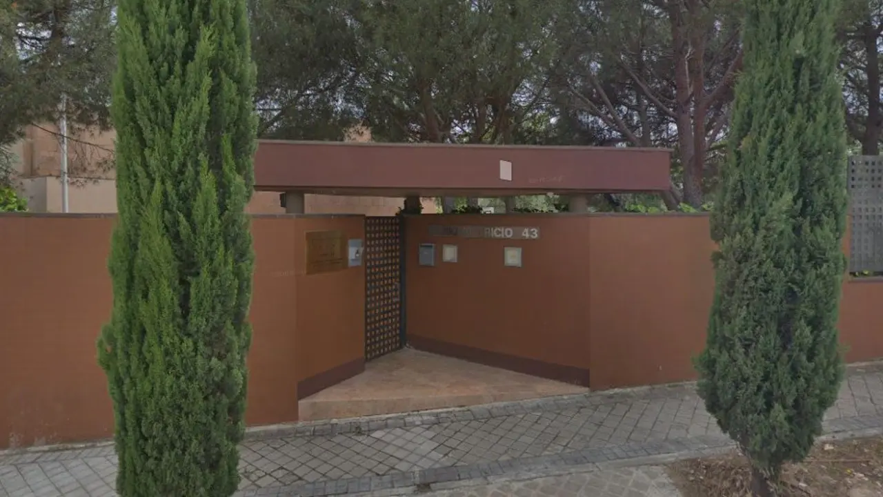 Puerta de entrada a la Embajada de Corea del Norte en Madrid.GOOGLE MAPS