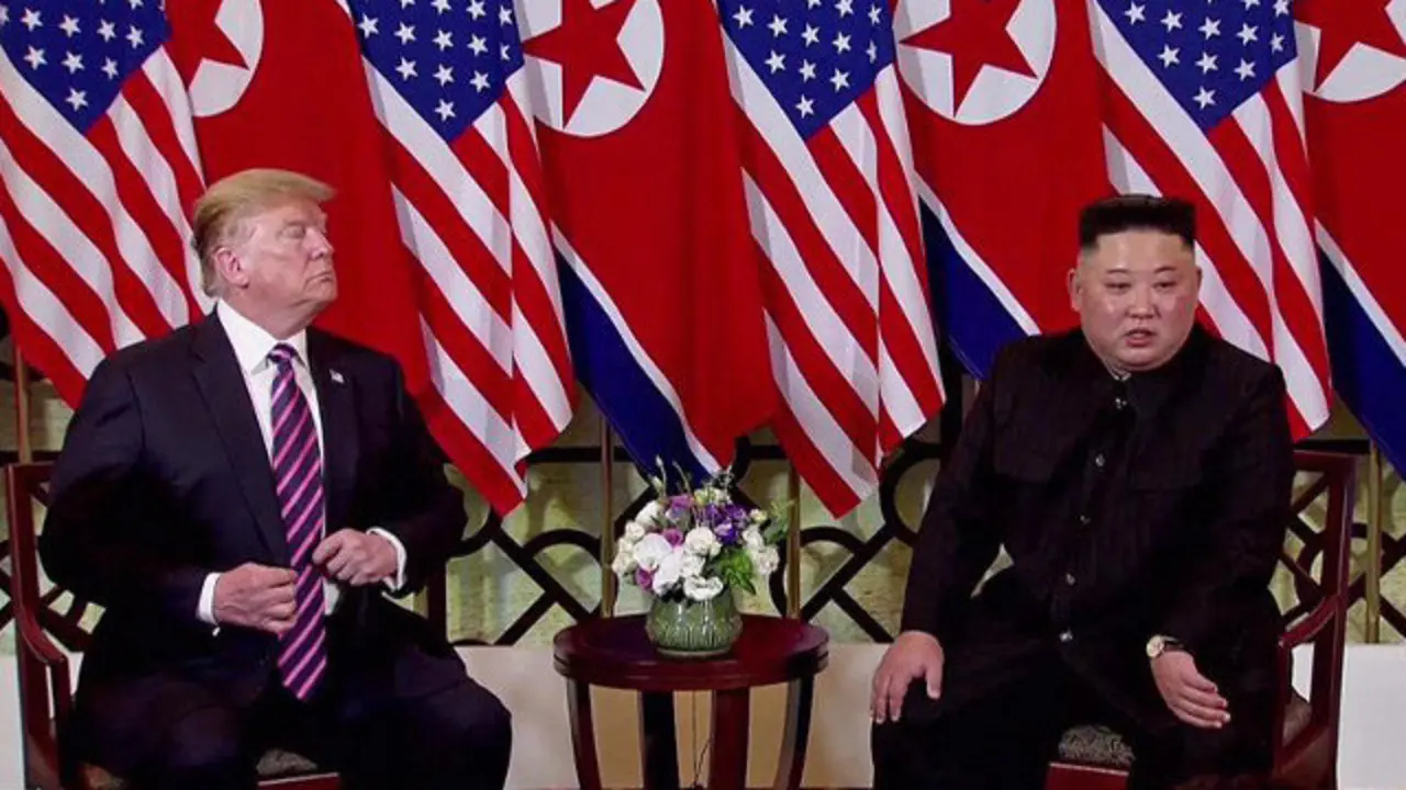 Donald Trump y Kim Jong-un.RITCHIE B. TONGO