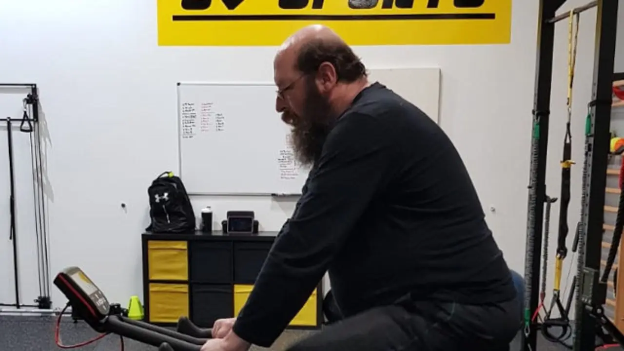 El último entrenamiento de Cota. DP