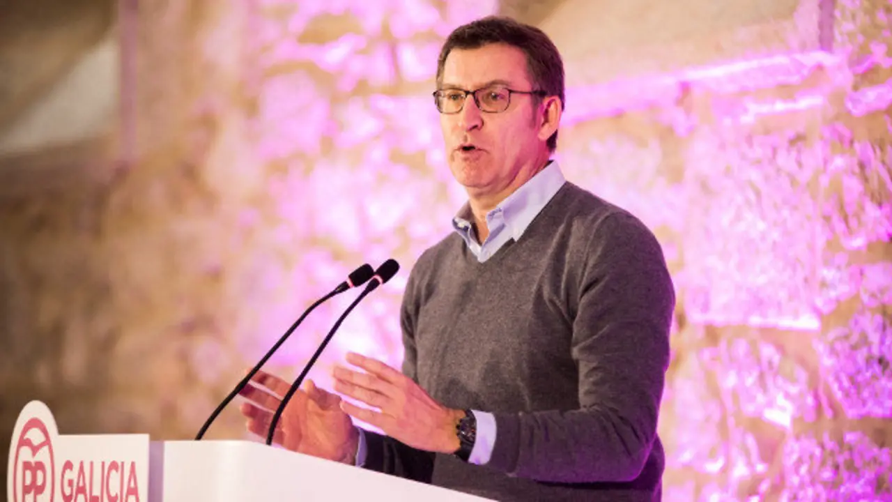 Núñez Feijóo participa no acto &#34;Por unha Galicia en igualdade&#34;. ÓSCAR CORRAL (EFE)