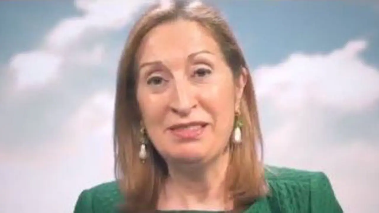 Ana Pastor, en el vídeo. TWITTER