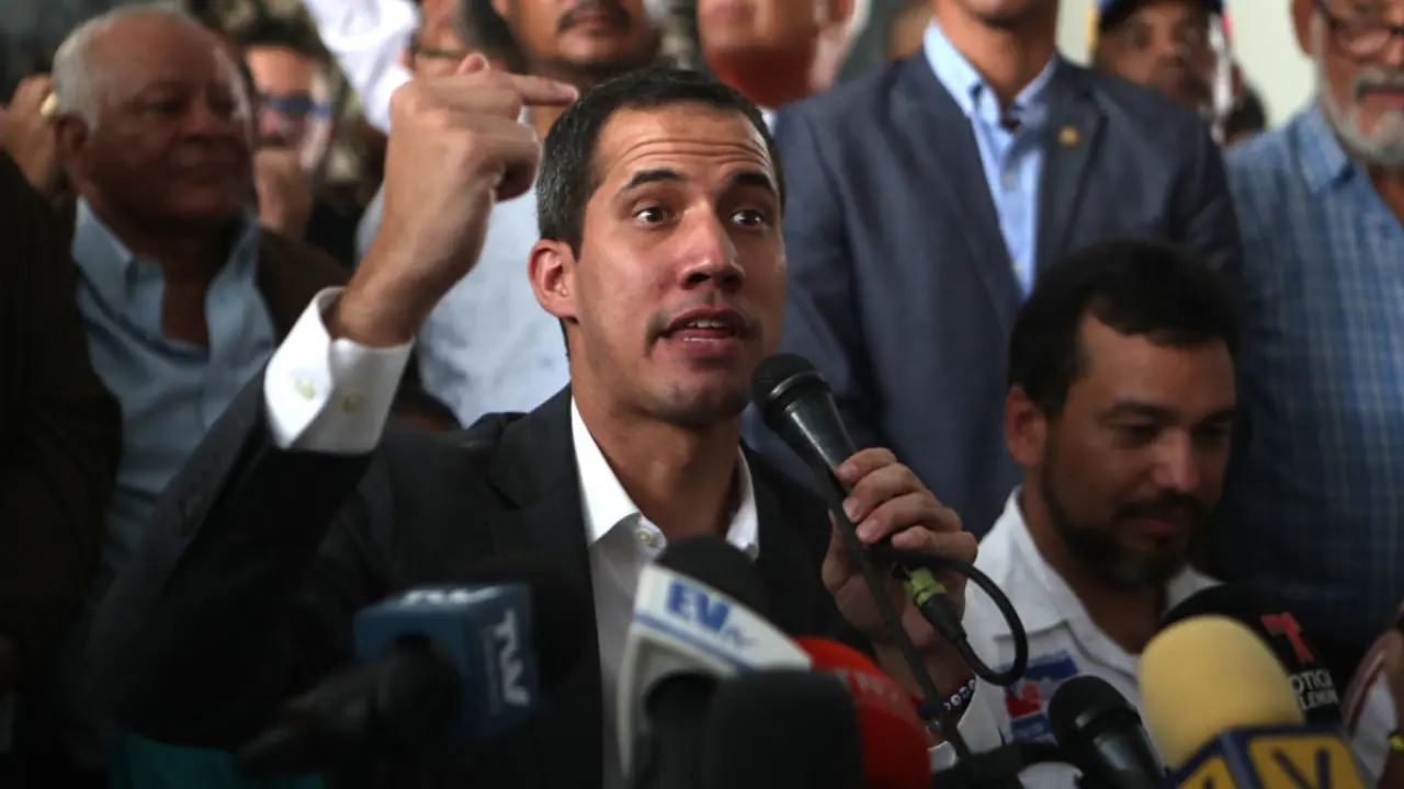 Juan Guaidó.RAYNER PEÑA (Efe)
