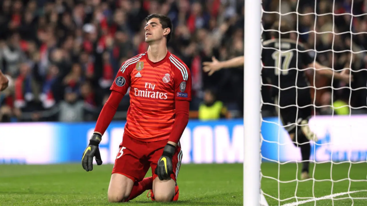 Thibaut Courtois, tras el cuarto RODRIGO JÍMENEZ (Efe)