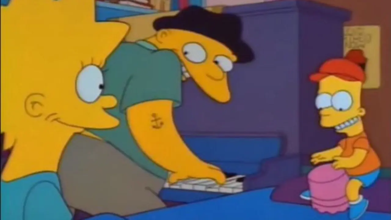 Un momento del capítulo retirado de los Simpson.YOUTUBE