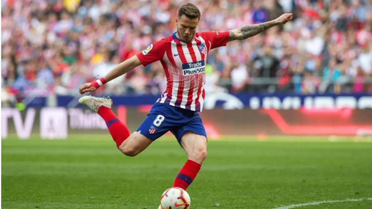  El centrocampista del Atlético de Madrid Saúl Ñíguez, durante el partido ante el Leganés. RODRIGO JIMÉNEZ (EFE)