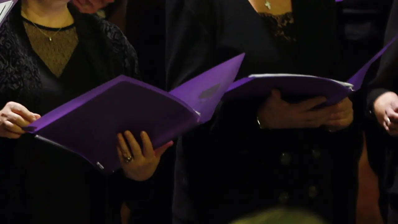 Participantes de un coro.AEP