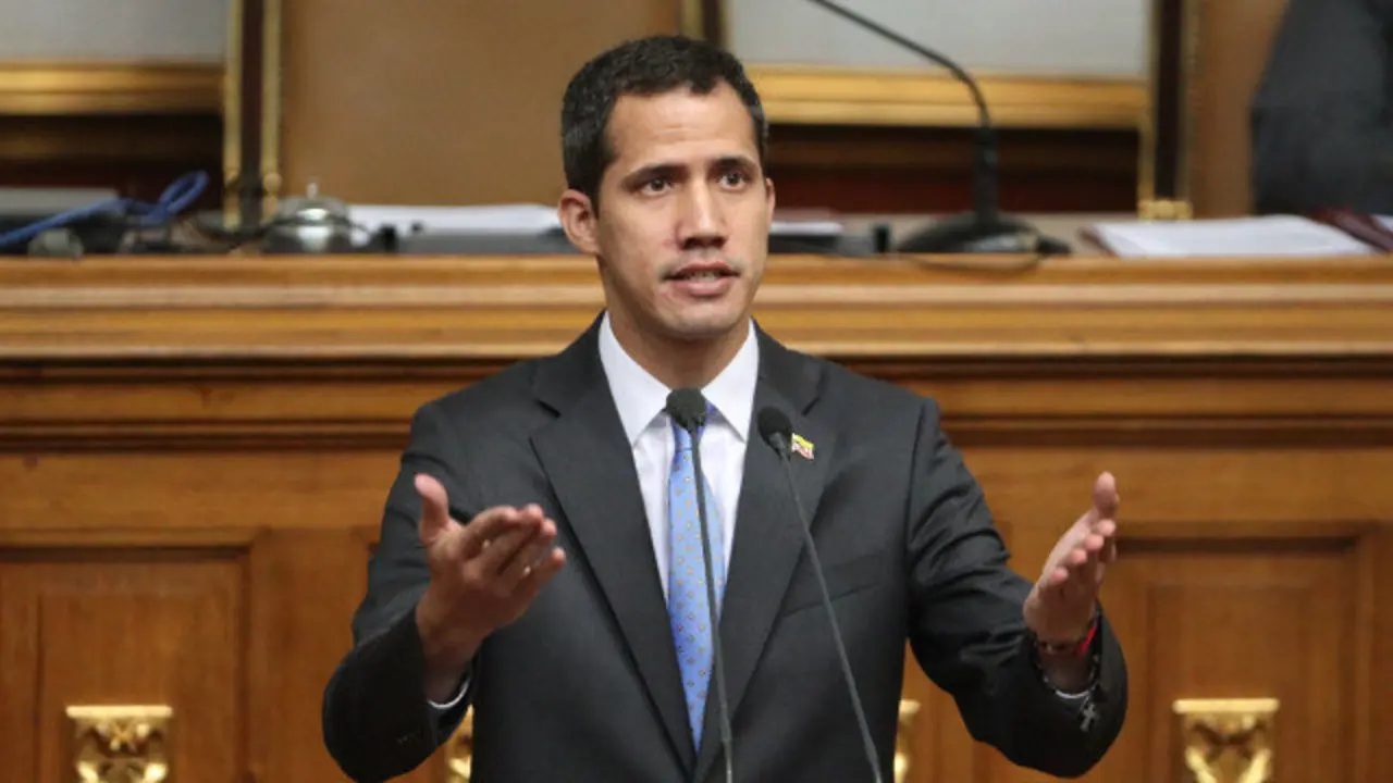 El presidente de la Asamblea Nacional de Venezuela, Juan Guaidó. RAÚL MARTÍNEZ