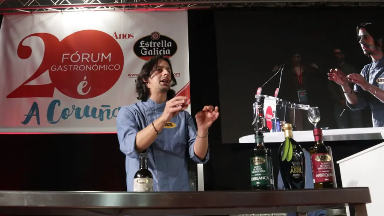 Kike Piñeiro, en el Foro Gastronómico.EP