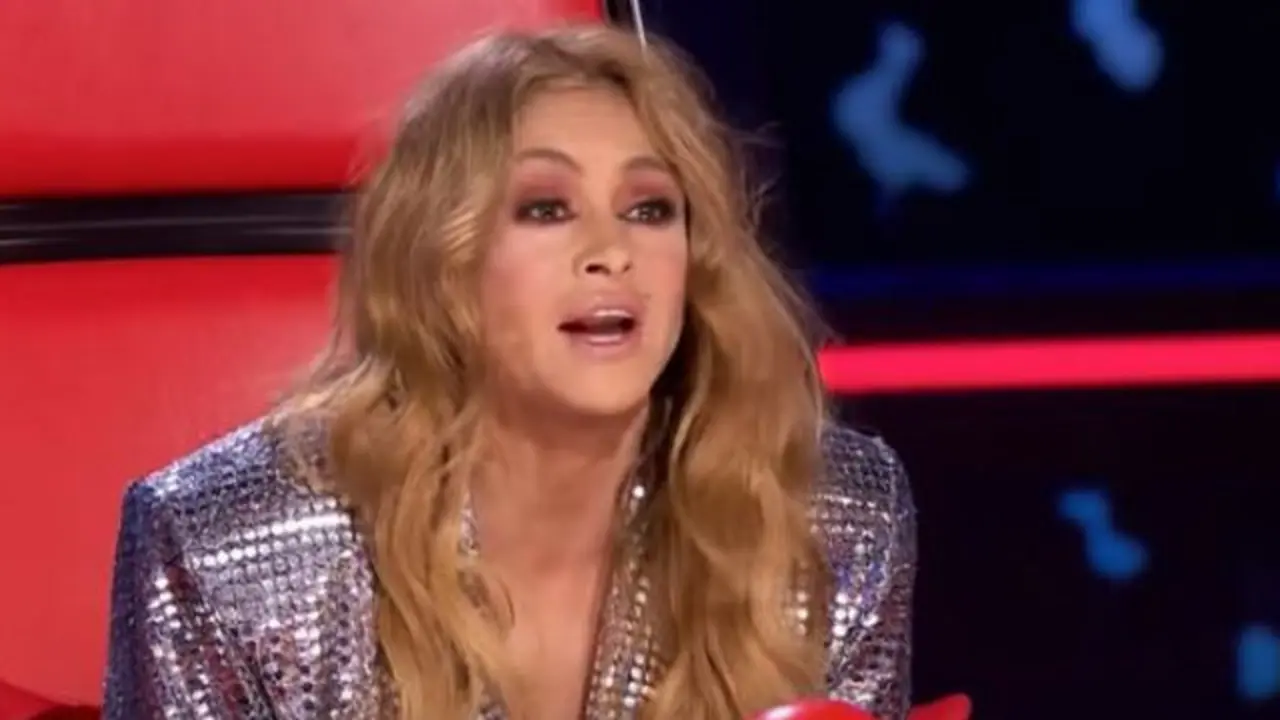 Paulina Rubio, en 'La Voz'.YOUTUBE