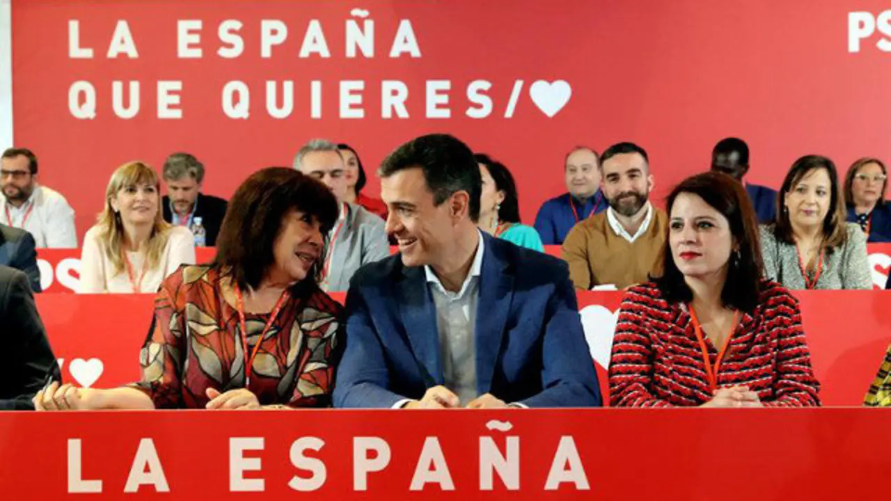 Pedro Sánchez, en el Comité Federal del PSOE. JJ GUILLÉN