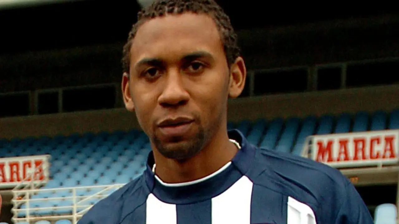 John Viáfara, en 2006 con la camiseta de la Real Sociedad. AEP