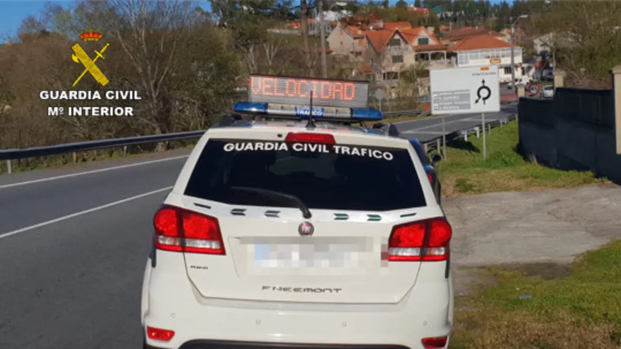 El control de radar en la zona de O Campiño GUARDIA CIVL