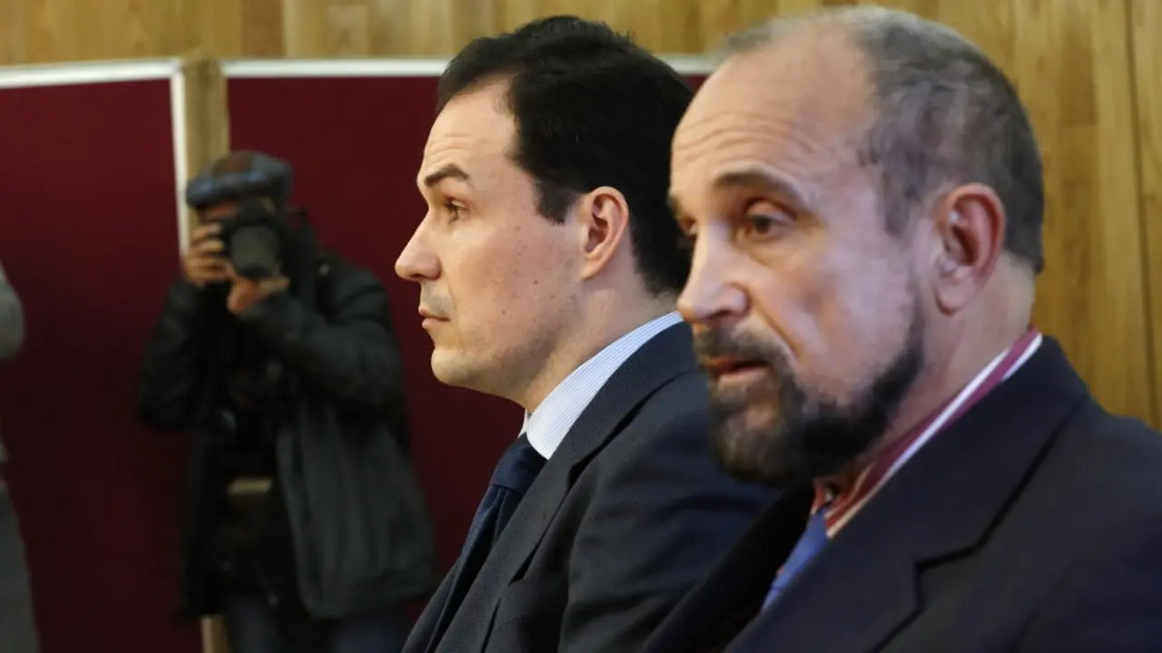 El expárroco de Trabada y Ribadeo durante la primera sesión del juicio XESÚS PONTE