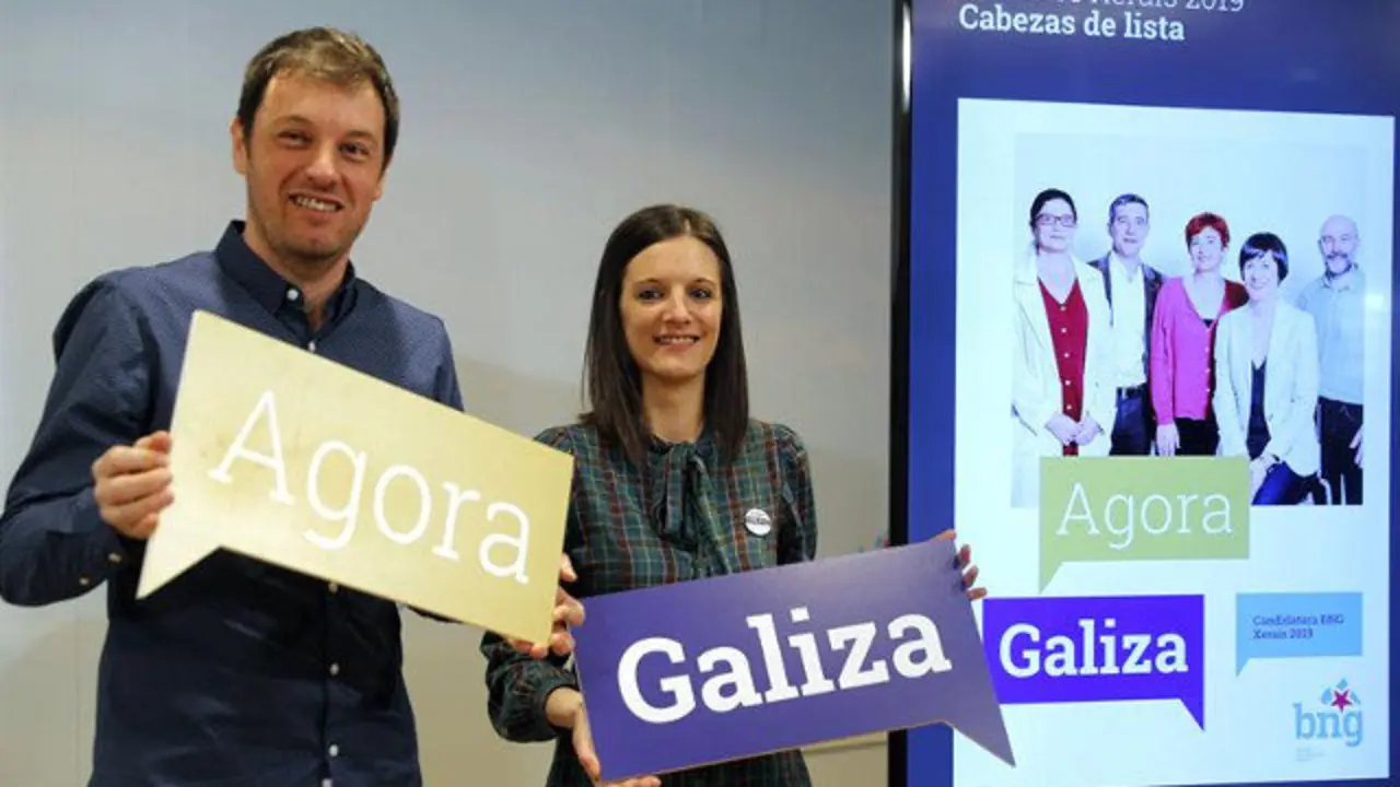 Xabier Campos e Olalla Rodil. LAVANDEIRA JR. (EFE)