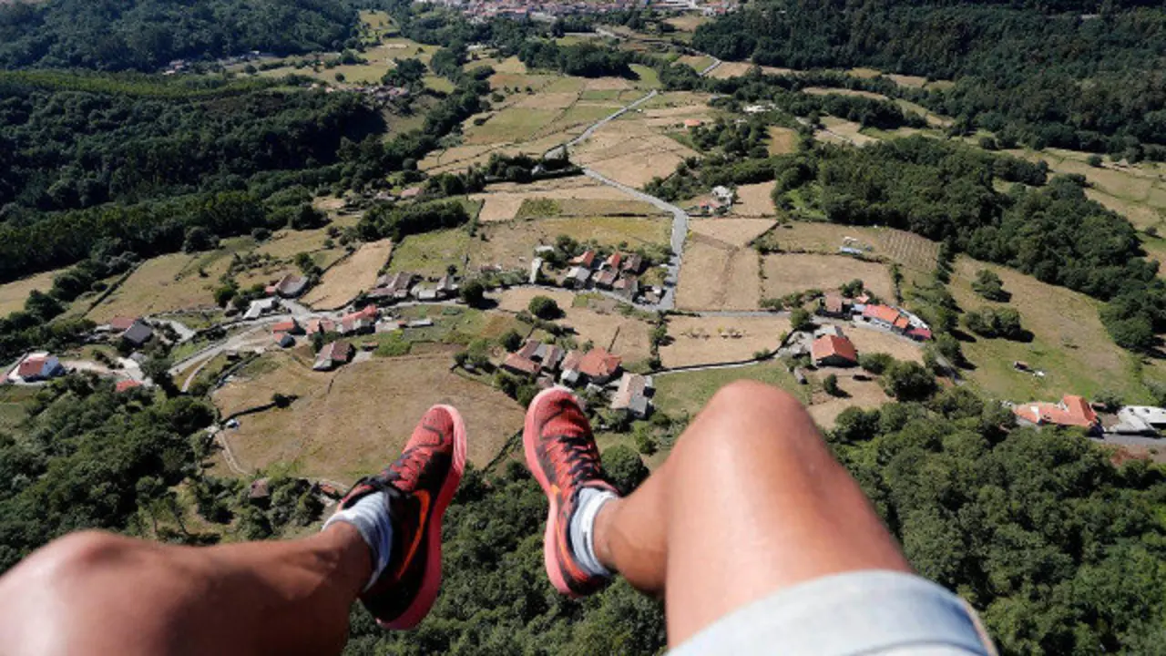 Un parapentista. ARCHIVO