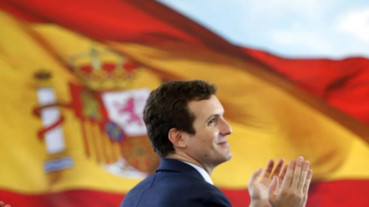 El presidente del PP, Pablo Casado. LUIS TEJIDO (EFE)