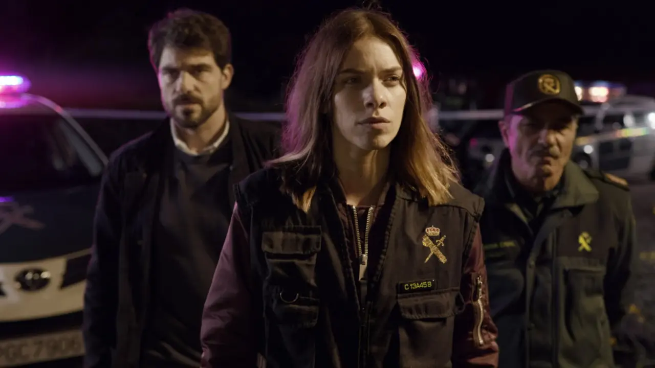 María Mera é a tenente Vargas en 'O sabor das margaridas'. TVG