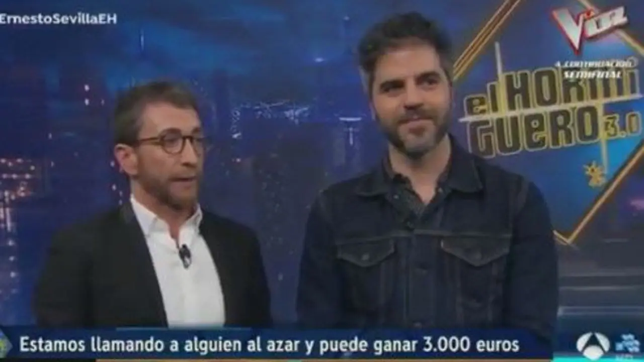 Pablo Motos y Ernesto Sevilla. EL HORMIGUERO