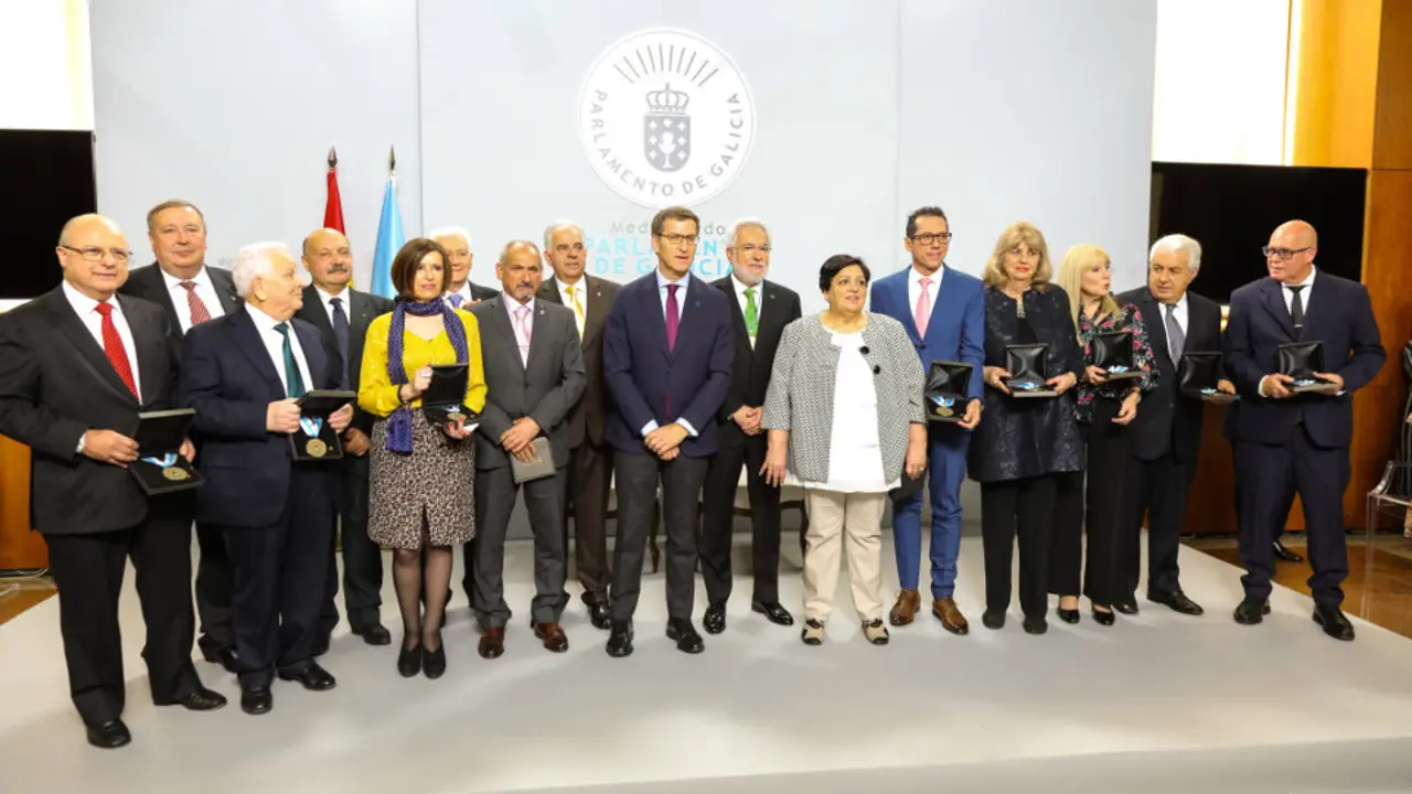Acto de entrega de las Medallas del Parlamento. LUIS POLO