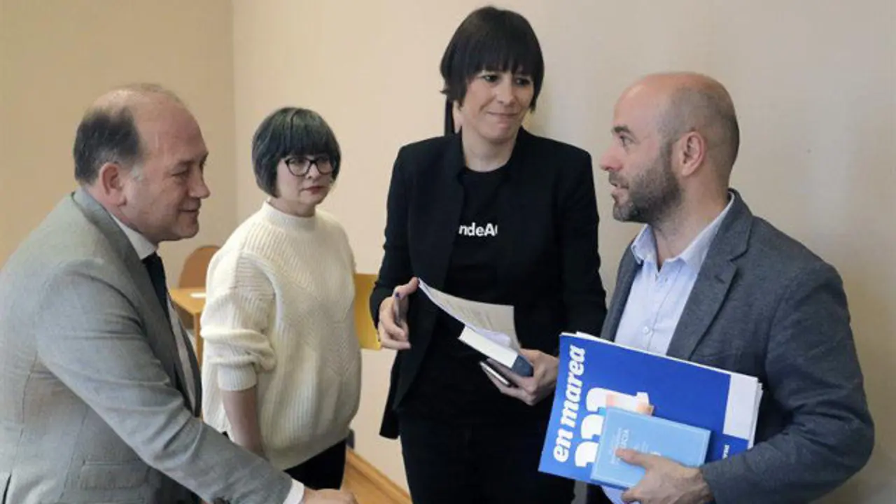 Los portavoces de la oposición. LAVANDEIRA JR