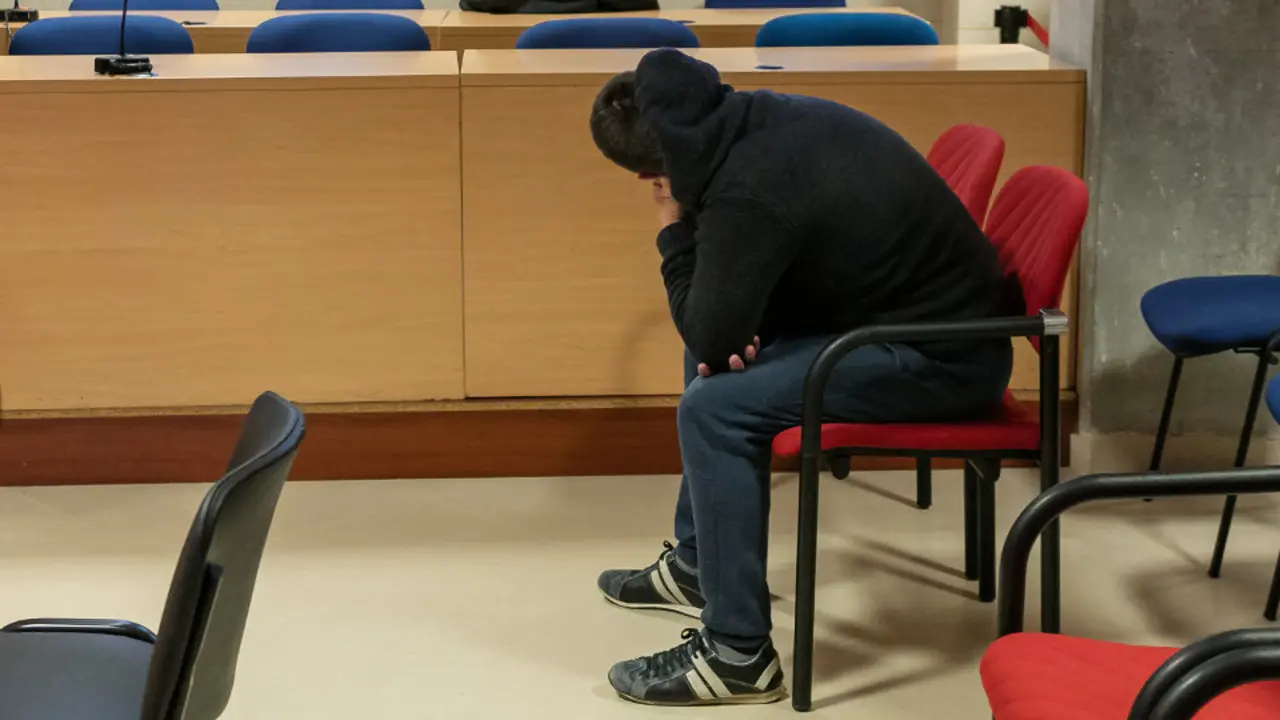 El Chicle, durante el juicio. LUIS POLO (AGN)