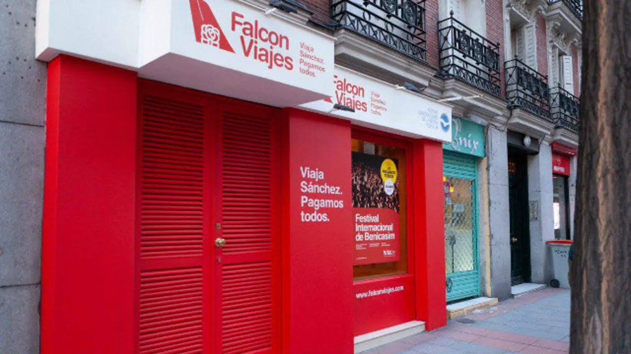 Fachada de Falcon Viajes. EP
