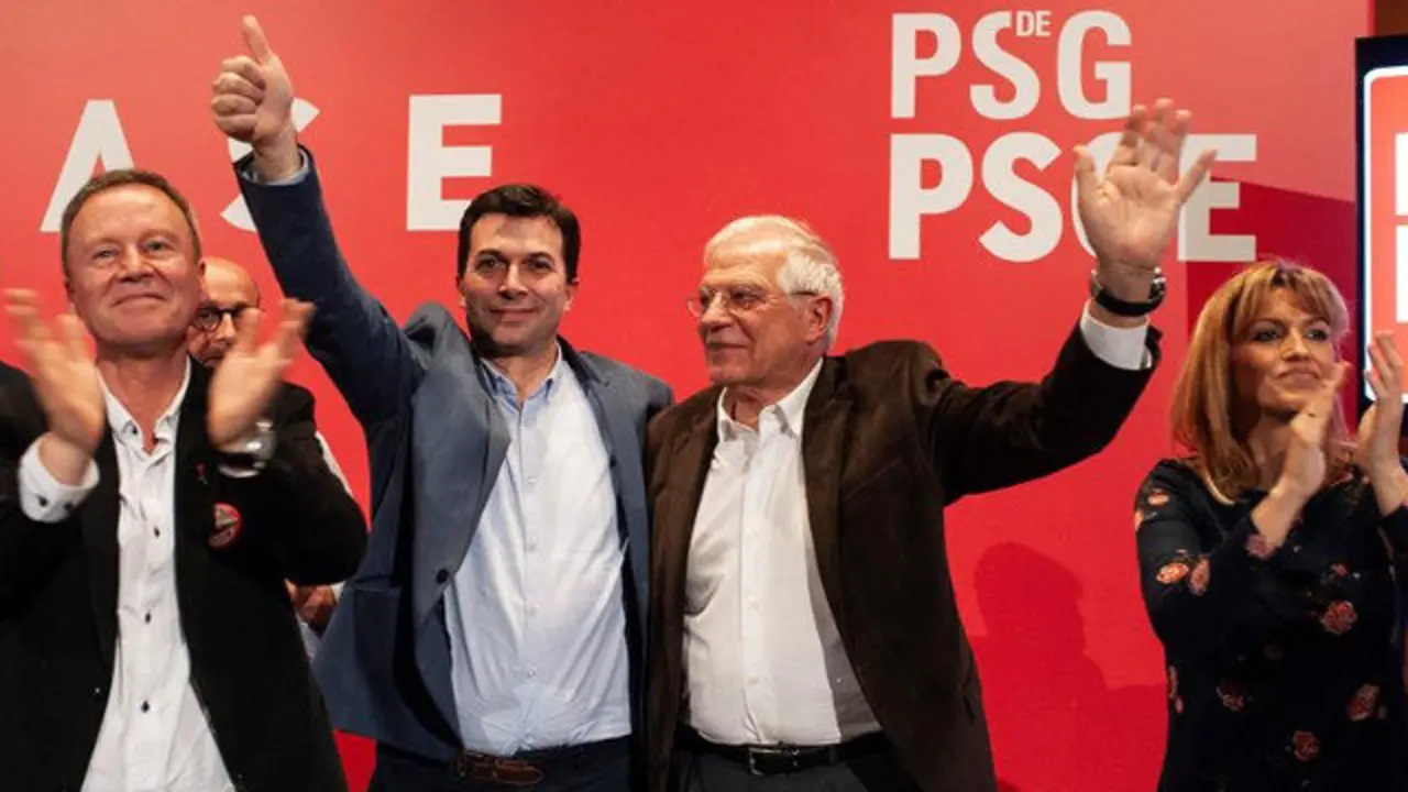 Borrell, en Ourense. BRAIS LORENZO (EFE)