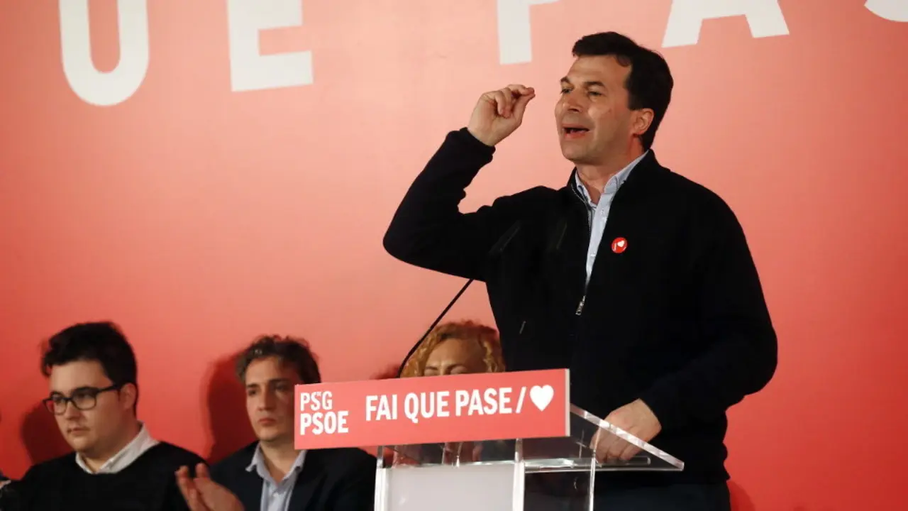 Gonzalo Caballero, en Lugo. XESÚS PONTE