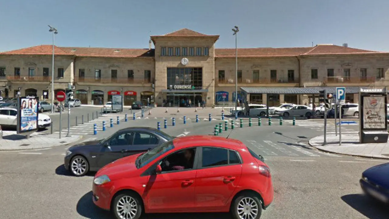 La estación de tren de Ourense. GOOGLE MAPS