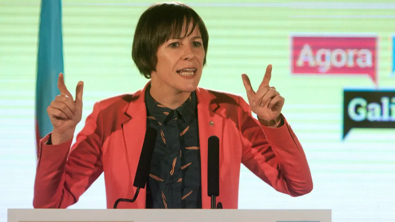 Ana Pontón en Vilagarcía.SALVADOR SAS