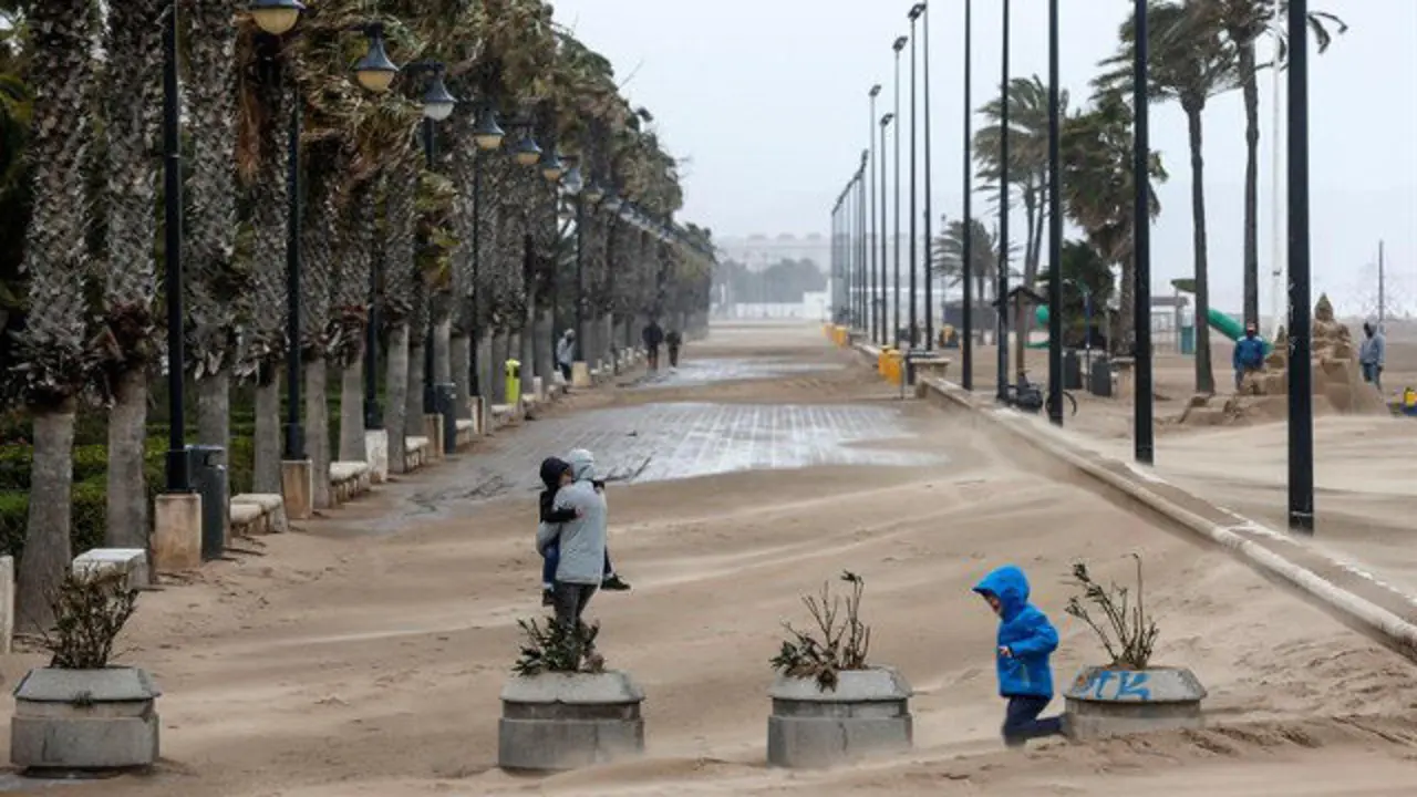 Temporal en Valencia. EFE