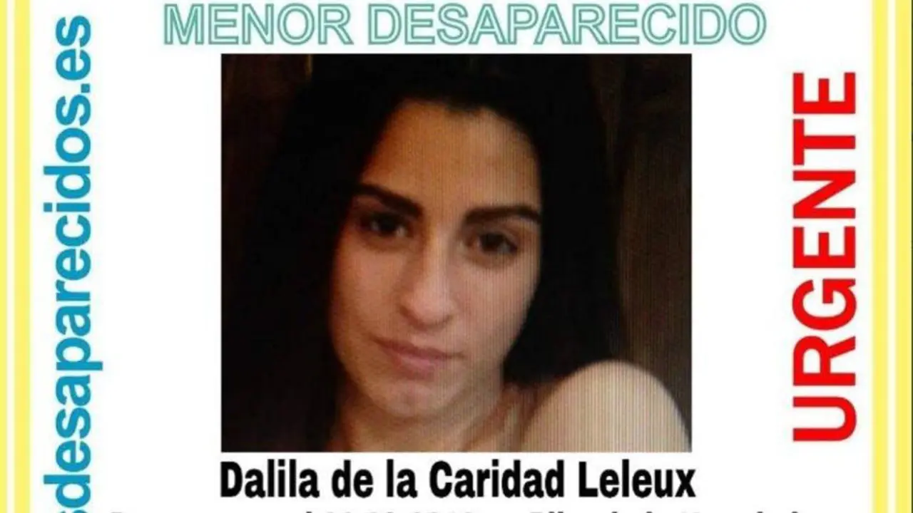 Cartel de la desaparecida. GUARDIA CIVIL