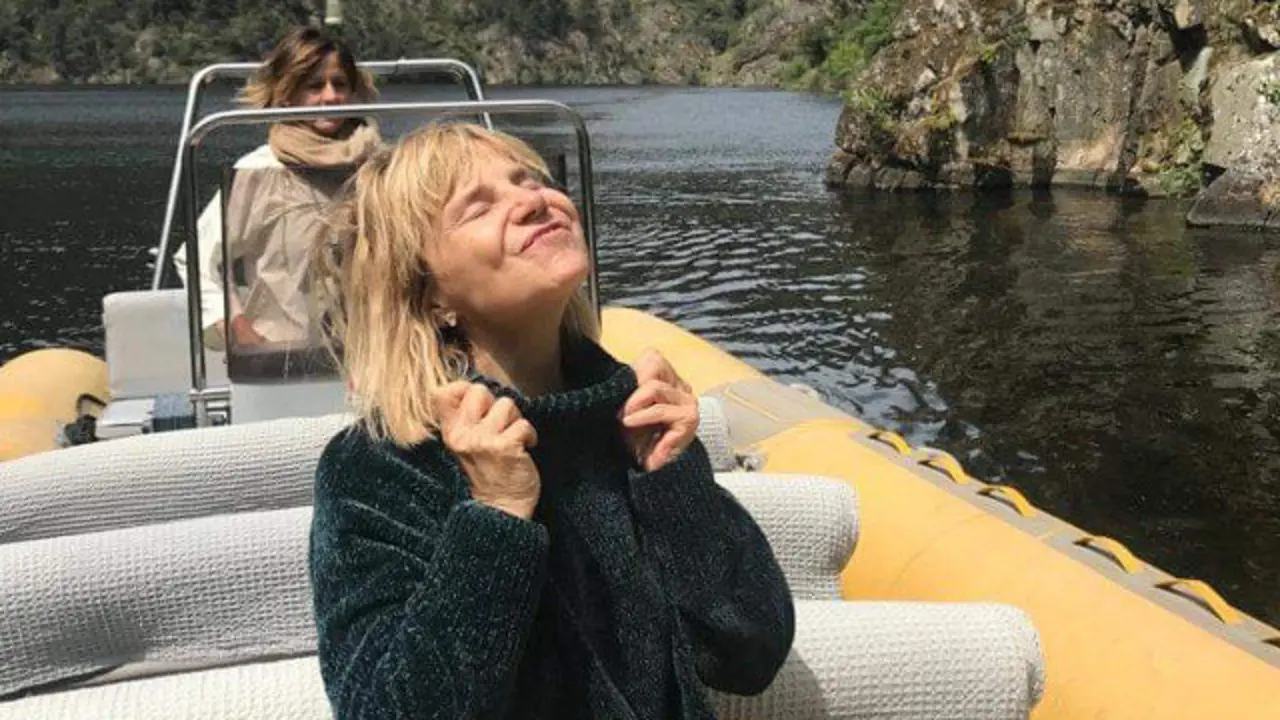 Eugenia Martínez de Irujo, de vacaciones en la Ribeira Sacra. INSTAGRAM
