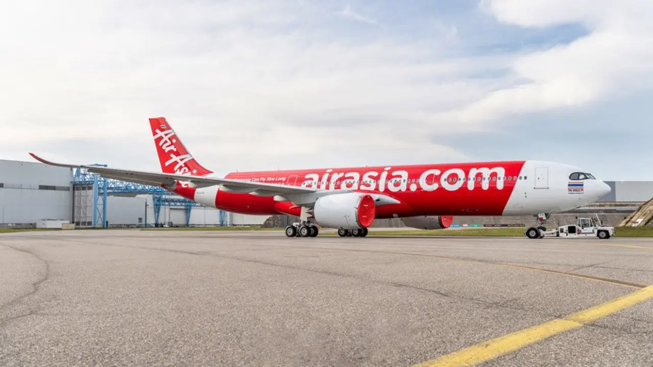 Un avión de la compañía. AIR ASIA.