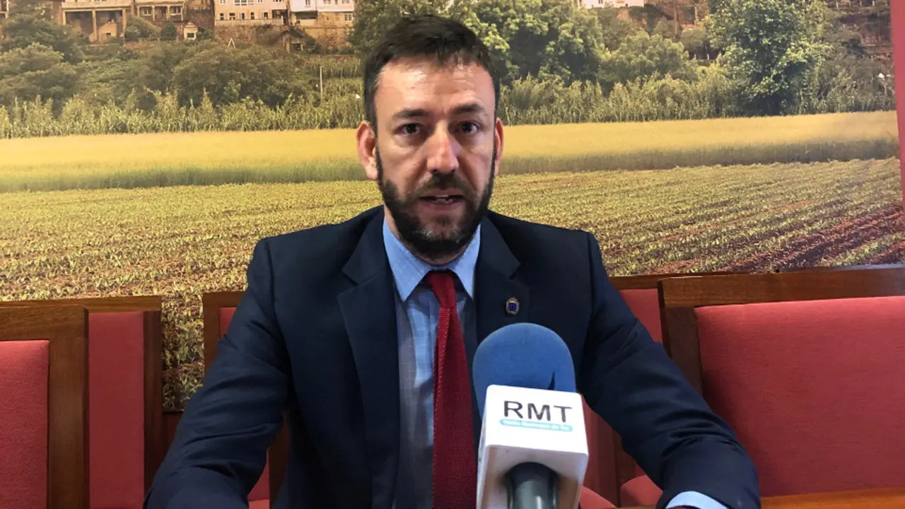 El alcalde de Tui, Carlos Vázquez Padín. DP