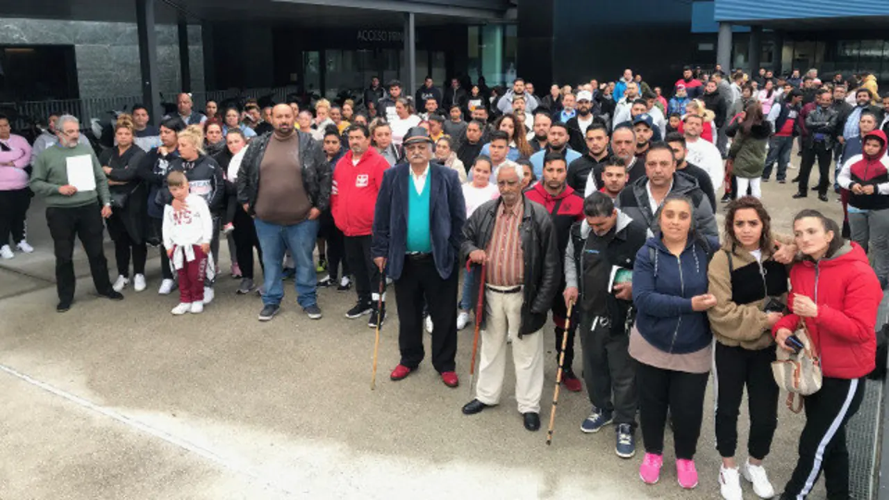 Los familiares de Alida Giménez en el Cunqueiro. AGN