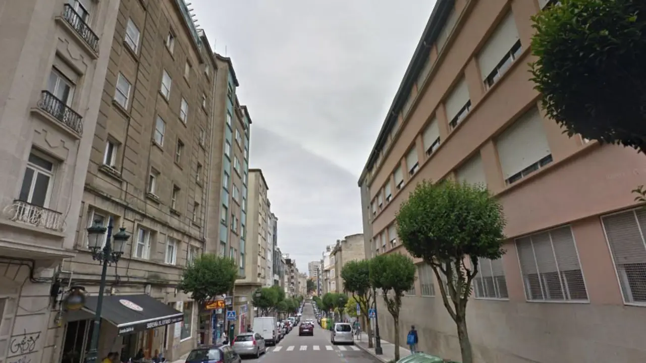 La Rúa do Ecuador de Vigo. GOOGLE MAPS