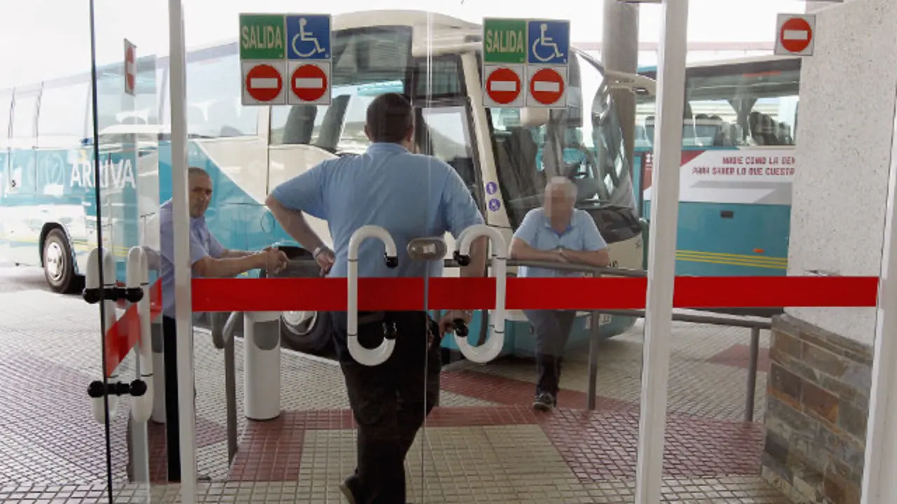 Imagen de la huelga contra el plan de transporte de 2017 en Viveiro. J.Mª ÁLVEZ