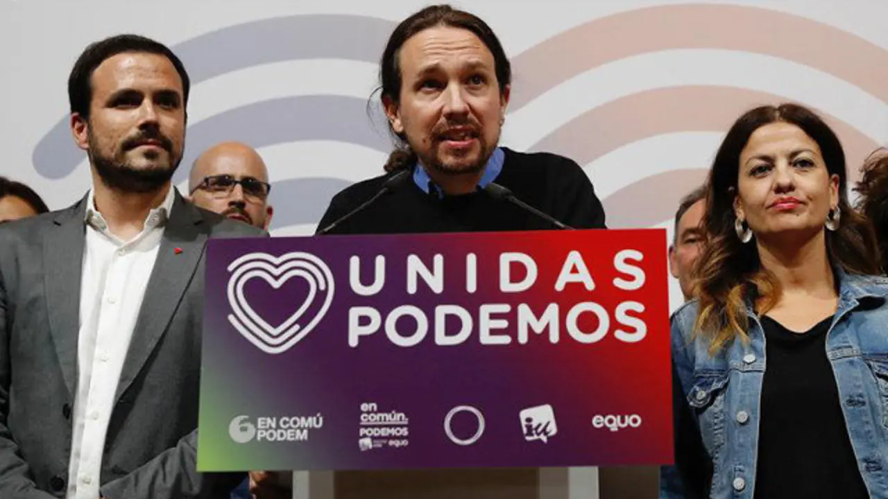 Pablo Iglesias y Alberto Garzón. JP GANDUL