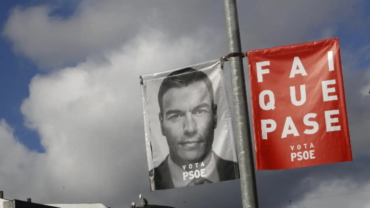 Cartel del PSOE. XESÚS PONTE