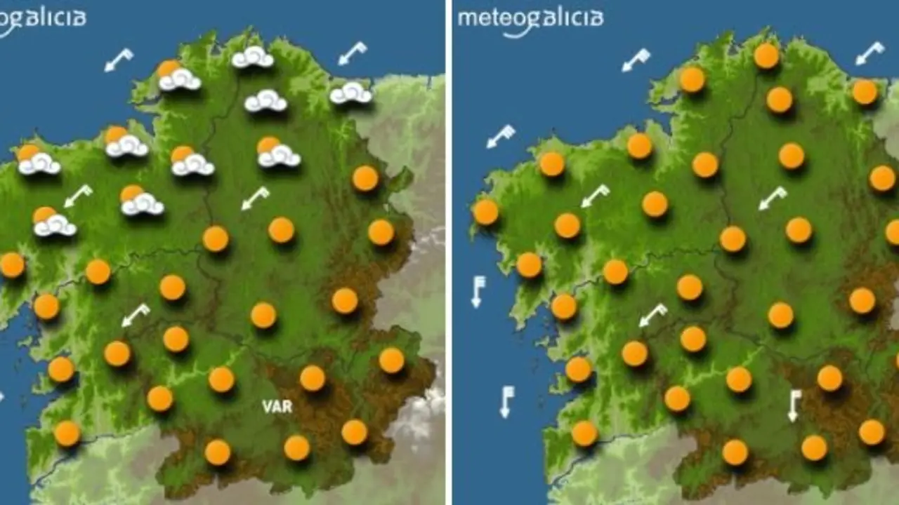 Pron&oacute;stico para el jueves. METEOGALICIA
