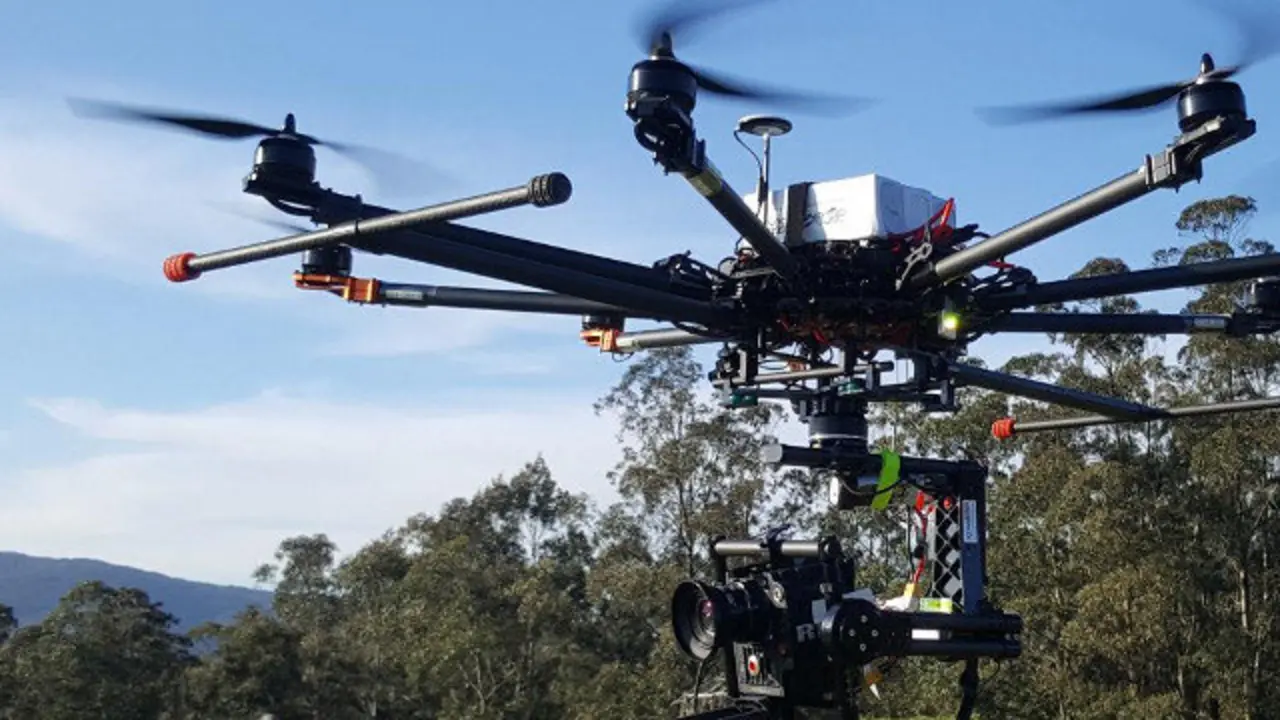 Dron de vixilancia de incendios. EP