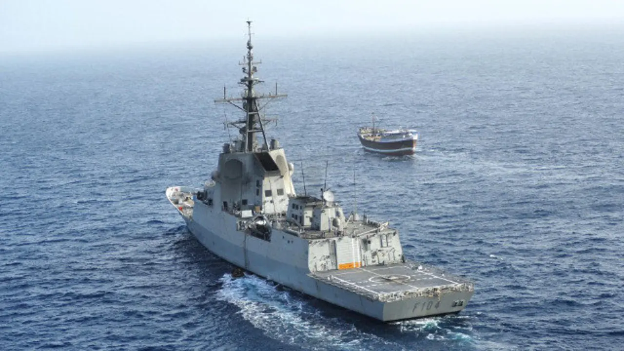 La fragata Méndez Núñez. DP