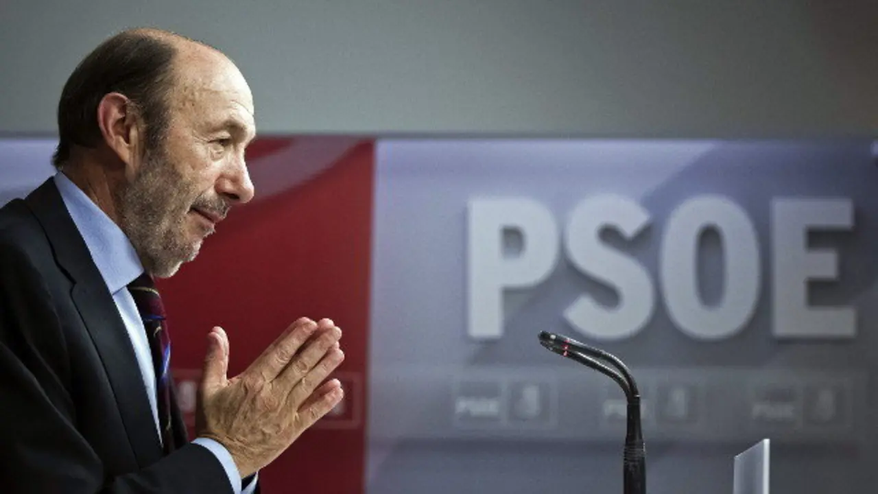 Rubalcaba, el muñidor del PSOE. ARCHIVO