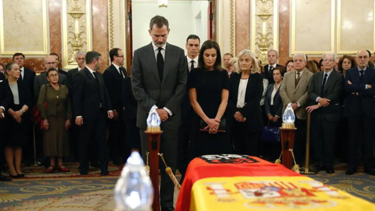 El Congreso despide con honores a Rubalcaba. JP GANDUL