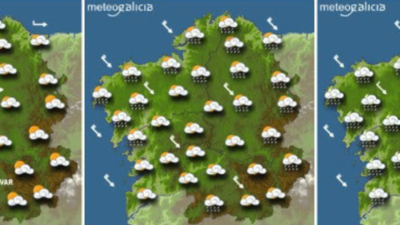 Mapas de previsi&oacute;n de Meteogalicia.EP