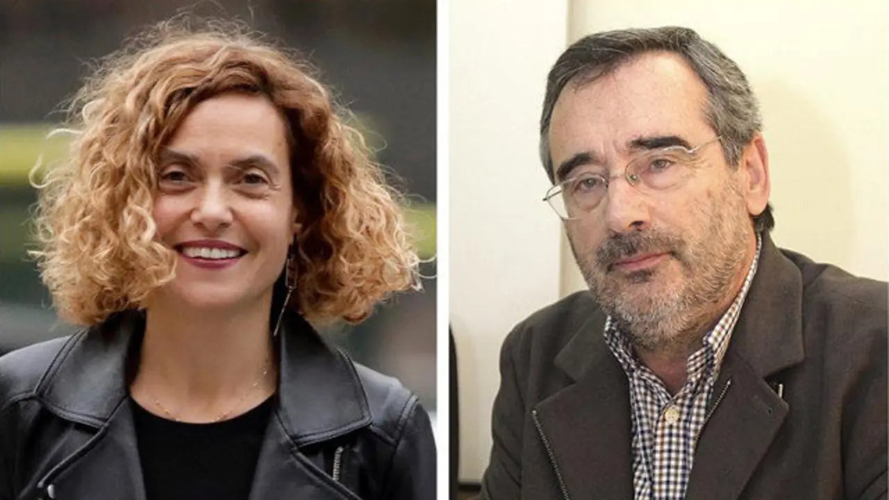 Meritxell Batet  y Manuel Cruz. EFE