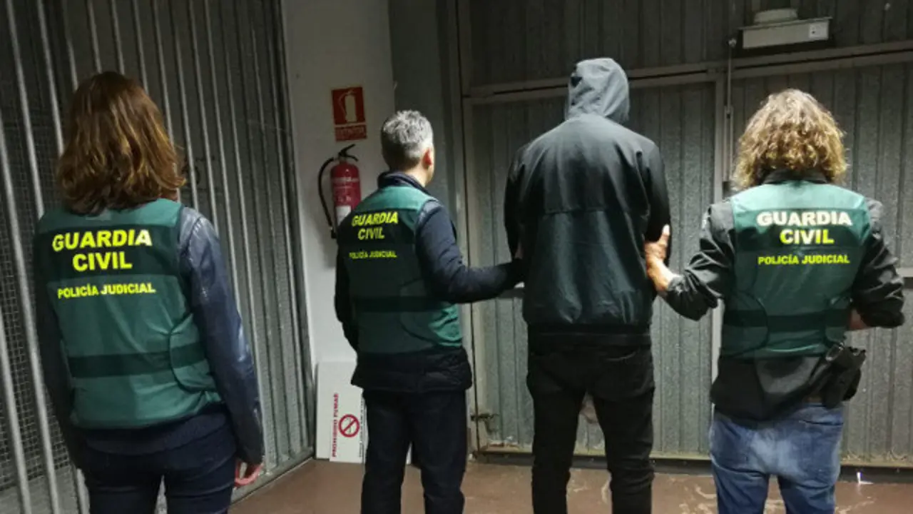 El acusado de matar a un joven en Ordes pasó este jueves a disposición judicial. GUARDIA CIVIL
